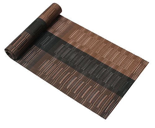 Famibay Lavable Antideslizante PVC Camino de Mesa Antimanchas Vinilo Camino de Mesa 180CM