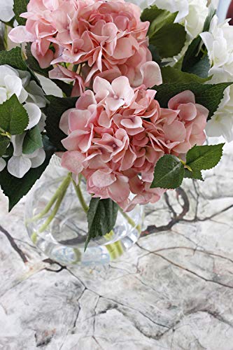 Famibay Ramos de Hortenisas Flores Artificiales De Seda Flores de Boda Decirativas para Hogar Hotel