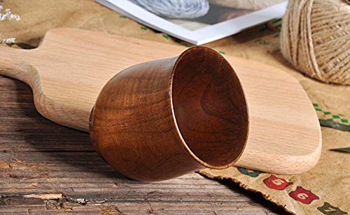 FAMILIZO Tazas Madera Taza Registro Color Hecho A Mano Madera Natural Café Té Cerveza Zumo De Leche Taza