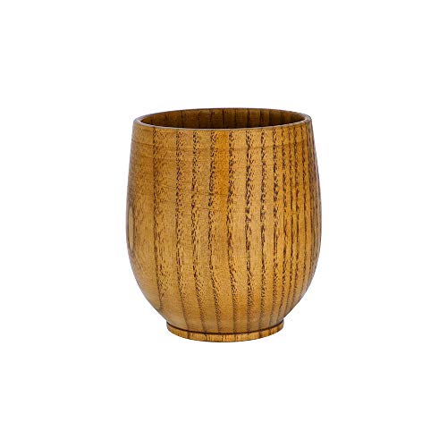FAMILIZO Tazas Taza De Madera Primitivo Artesanal Madera Natural Té De Café Bebiendo Taza Duradera Trave