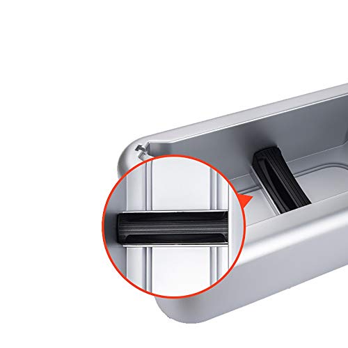 FCHJJ Máquina Automática de Cubierta de Zapato Zapato Dispensador de la Cubierta de la Máquina 100PCS Shoe Cover Dispositivo de Película de Zapato para el Hogar, Oficina(Plata)