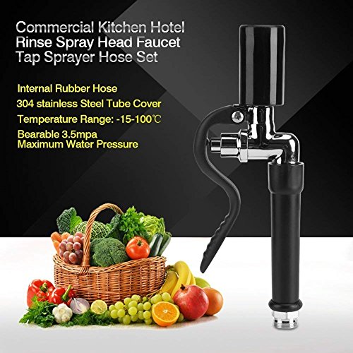 Fdit Grifo de Extracción hacia Abajo Grifo de Lavabo Giratorio Pre-Enjuague del Chorro Cabeza del Pulverizador Cocina