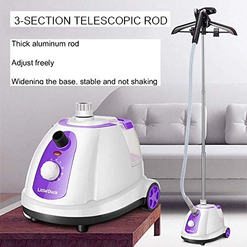 FEE-ZC Vapor casero Vaporizador Vertical de Ropa, Plancha de Gran Capacidad para el hogar Planchadora Plancha eléctrica multifunción, púrpura