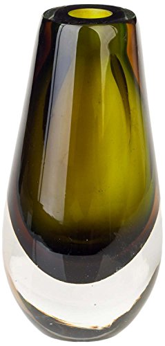 Florero de Cristal Vidrio Estilo Antiguo Murano jarrón - 22cm