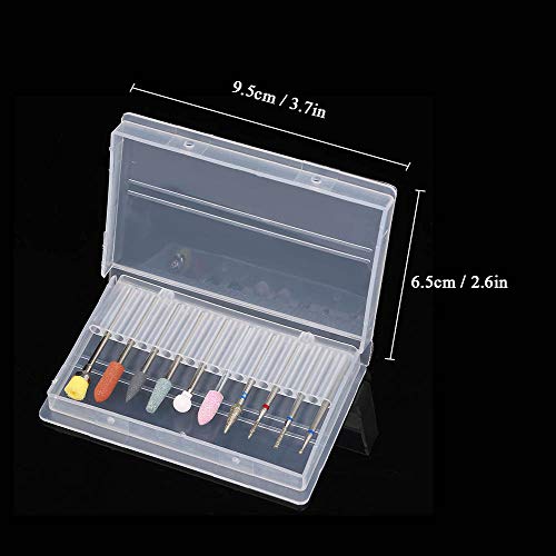 Fresas Torno Manicura Anself Cabeza de Molienda Traje Emery 10pcs