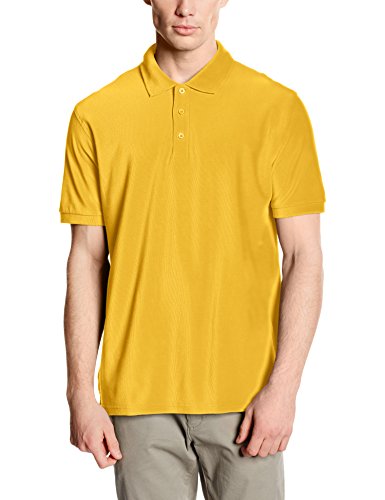 Fruit of the Loom 63-218-0, Polo para Hombre, Amarillo (Sunflower Yellow), S
