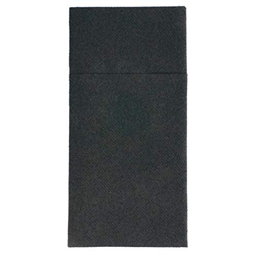 García de Pou 228.14 Servilletas Canguro 55 G/M2 40X40 Cm Negro Airlaid (pack de 50)