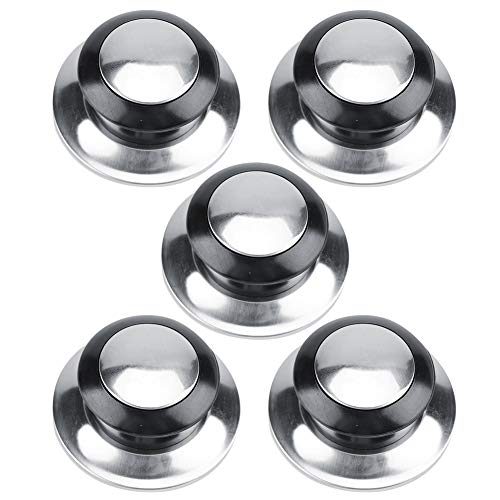 Garosa 5 Piezas de Olla de Cocción Resistentes Al Calor Tapas de Reemplazo Perilla de Elevación Manija de Cocina Inicio Utensilios de Cocina Repuestos
