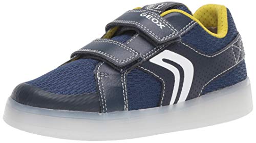 Geox J KOMMODOR Boy A, Zapatillas para Niños, Blue (Navy/Lime C0749), 32 EU