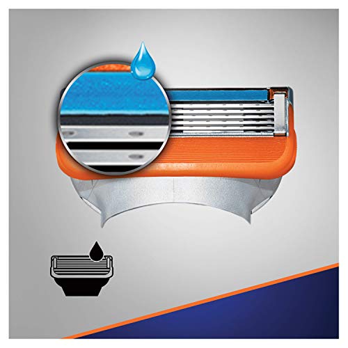Gillette Fusion5 Cuchillas de Afeitar, Paquete de 8 Cuchillas de Recambio
