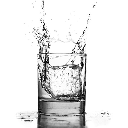 glacio - Bandeja de silicona para cubitos de hielo (2 unidades)