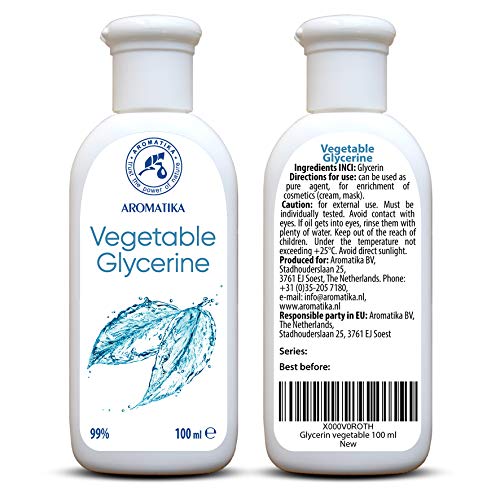 Glicerina Vegetal 100ml - Glicerina Pura y Natural - Líquido para el Cuidado de la Piel