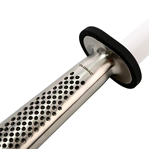 Global G-45 - Afilador de cerámica (24 cm, acero inoxidable CROMOVA 18)