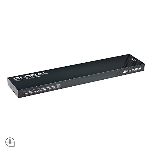 Global G-45 - Afilador de cerámica (24 cm, acero inoxidable CROMOVA 18)