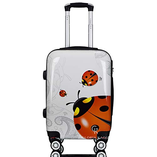 Gloria Kaos - Equipaje De Mano Maleta en Policarbonato Ultra Ligero y Flexible 55cm