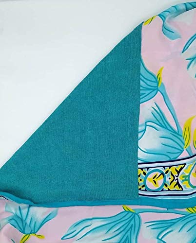 Goodforgoods Pareo Toalla Grande Playa Piscina para Mujer, Chica, Señora, Medidas 180x100 cm XXL con Mandala, Unicornio, Turquesa, Azul,Verde. (Turquesa)