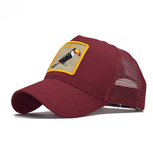 Gorra de béisbol con Bordado de Animales Gorra de béisbol para Hombres y Mujeres Gorra de Hip-Hop Hip-Hop