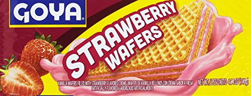 Goya Galletas Wafer Fresa - Paquete de 24 unidades