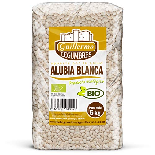 Guillermo Alubia Blanca Judía Ecológica BIO Granel Calidad Extra 5kg