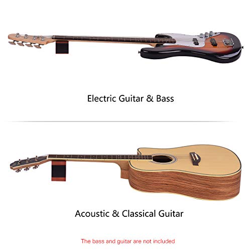 Guitarra Soporte para el cuello Almohada Soporte Material de caoba 2 Uso Altura Luthier Herramienta para guitarra acústica eléctrica Bajo Mandolina