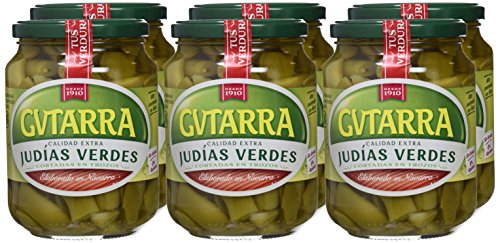 Gvtarra Judías Verdes Trozos Verdura - Paquete de 6 x 350 gr - Total: 2100 gr
