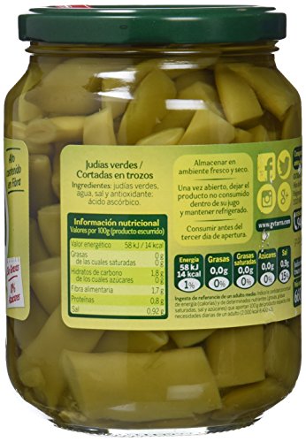 Gvtarra Judías Verdes Trozos Verdura - Paquete de 6 x 350 gr - Total: 2100 gr