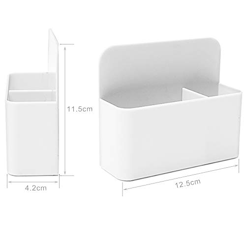 Gwolf Soporte de marcador magnético Soporte de marcador y borrador de pizarra Soporte de lápiz magnético Organizador de borrado en seco Soporte de marcador rotulador Bandeja para oficina,refrigerador