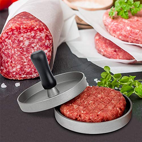 Hamburguesa De Carne Prensa De Metal Durable De Protección Del Medio Ambiente Con La Manija Hecha En Casa Hamburguesa De Carne De Moldes Kit De Herramientas De Barbacoa Cocina De Halloween Navidad