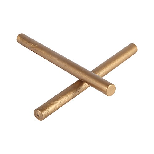 Haofy 5 Piezas Sellado de Cera Palos de Sellado Sello Cera para Sellado Invitaciones de Boda y Cumpleaños (Bronce)