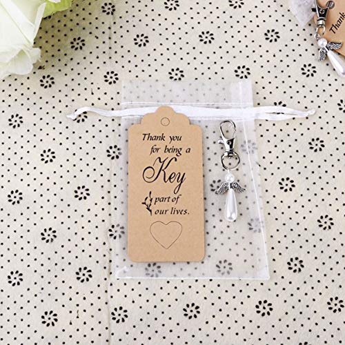 HEALLILY 15 Set Regalos de Primera Comunión Bautizo Rosario Favores de Fiesta con Colgante de Ángel Recuerdos de Bautizo Quinceañera
