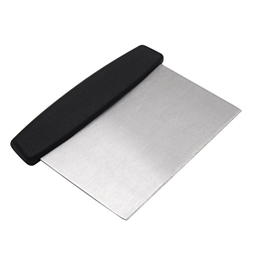 Hemoton Cortador de masa,Multiusos de acero inoxidable rascador Chopper,Rasqueta de inox