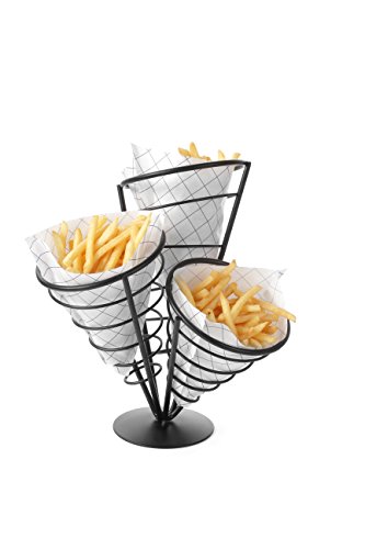 HENDI Soporte para bolsas de patatas fritas - 270x270x(H)280 mm