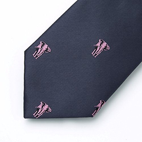 HISDERN Elephant Wedding Party Tie Panuelo corbata de los hombres y juego de bolsillo cuadrado