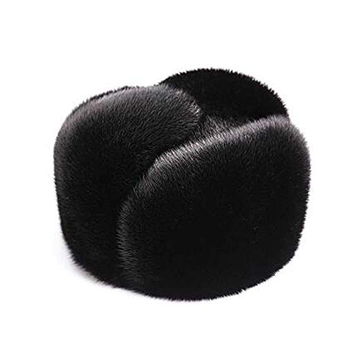 Hombres Mujeres Sombrero de Piel de visón Nuevos Hombres de Moda   Piel de visón Invierno cálido Sombrero/Gorra Sombrero Plano Helado