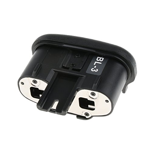 Homyl BL-3 Cubierta Compartimiento batería Metal PVC para Nikon Cámara Negro
