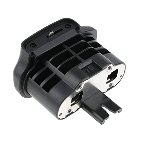 Homyl BL-3 Cubierta Compartimiento batería Metal PVC para Nikon Cámara Negro