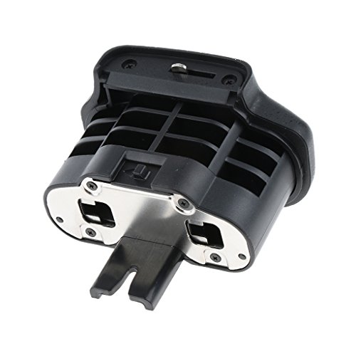 Homyl BL-3 Cubierta Compartimiento batería Metal PVC para Nikon Cámara Negro