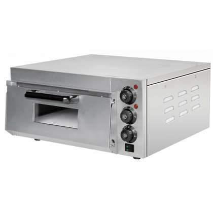 Horno Eléctrico de Pizza Compacto profesional de 560 x570 x280h mm para 1 Pizza 38 cm PEK20 Línea Estambul