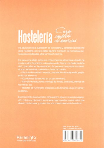 Hostelería. Curso completo de servicios