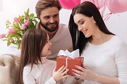HOUSE DAY Cajas de Kraft 12x12x9cm, Cajas de Regalo de Papel marrón con Tapas, Cajas para Envolver Regalos, Caja de Regalo de Padrinos de Boda, (10PACK)