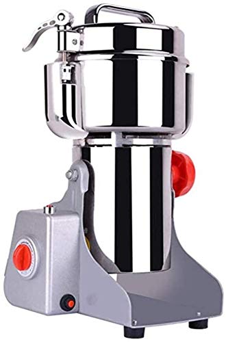 HYL Molinillo de grano 700 g de granos de café molino eléctrico amoladora Granos de cereal Oscilación Tipo Amoladoras 3 hojas dentadas Rectificadora de acero inoxidable for Spice hierba medicinal a ba