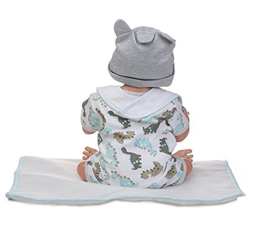 iCradle Reborn Baby Dolls 20 Pulgadas 50cm Muñecas Reborn Cuerpo Entero Silicona Realista Suave de Vinilo Lifelike Chica and Chico Bebé Reborn Niña Nacido Regalo de Juguete (Boy)