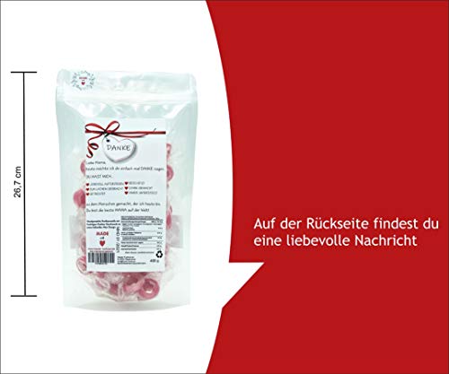 Idea de regalo de agradecimiento para mamá 400 g corazón Bonbons Día de la Madre cumpleaños mejor mamá Hab te amas mamá madre regalo también personalizable