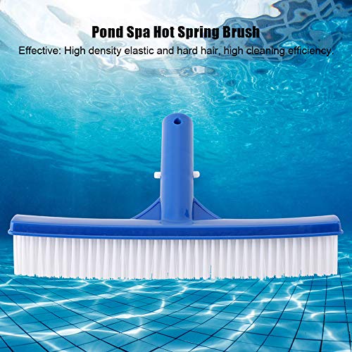 iFCOW - Cepillo de limpieza para piscinas, 10 pulgadas de plástico, cepillo de limpieza de suciedad musgo estanque spa aguas termales suministros