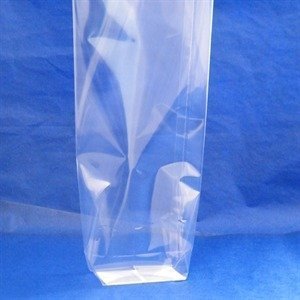 IMBALLAGGI envases Unidades 50 Bolsa Transparente 14 X 34 cm. Base Cuadrada para Galletas, Caramelos, Bombones y Pasteles Sobre PLP