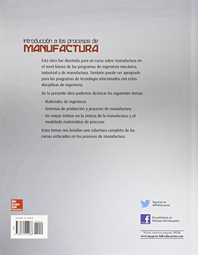 INTRODUCCION A LOS PROCESOS DE MANUFACTURA