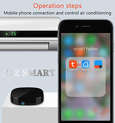 IR inteligente de control remoto universal remoto inteligente de control por voz (compatible con Alexa Google Inicio Tuya) Smart Home Smart Home Automation WIFI + IR + RF para el hogar inteligente