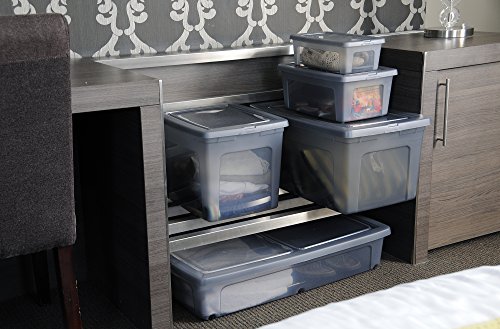 Iris Ohyama MCB-50 - Lote de 3 Cajas de Almacenamiento con Tapa, 50L