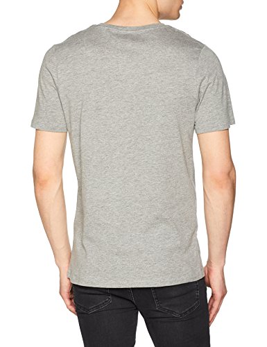 Jack & Jones Jjecorp Logo tee SS Crew Neck Noos Camiseta, Gris (Light Grey Melange Detail: Slim Fit - Melange), Medium para Hombre