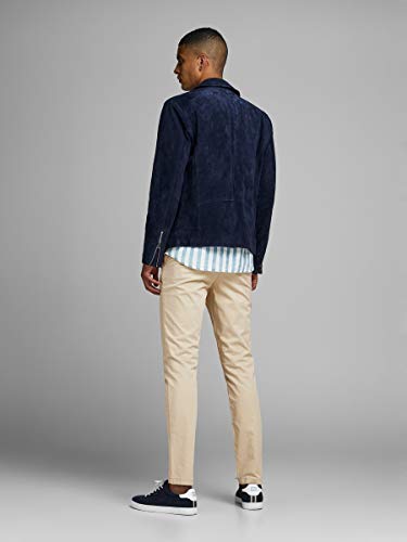 Jack & Jones JJIMARCO JJBOWIE SA White Pepper STS Pantalón, 34W x 32L para Hombre